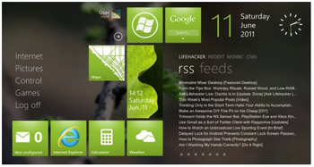 Omnimo UI for Rainmeter screenshot