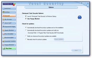 Omniquad Personal Firewall screenshot 2