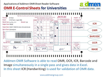 OMR Software screenshot