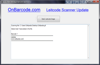 OnBarcode.com Free Leitcode Scanner screenshot