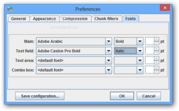 Onda lossless audio compressor screenshot 4