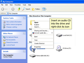 One-click CD to MP3 Converter screenshot 2