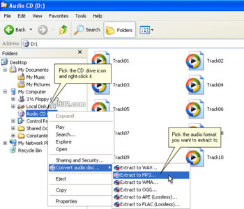 One-click CD to MP3 Converter screenshot 3