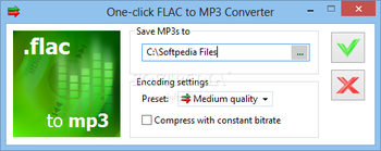 One-click FLAC to MP3 Converter screenshot 2