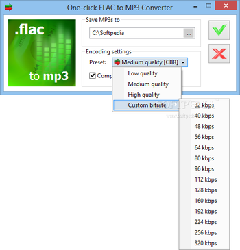 One-click FLAC to MP3 Converter screenshot 3