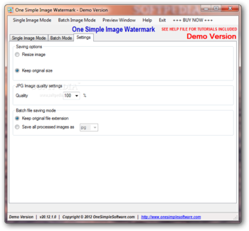 One Simple Image Watermark screenshot 3