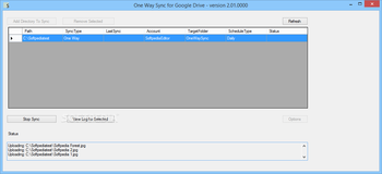 One Way Sync for Google Drive screenshot