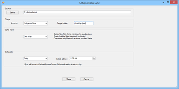One Way Sync for Google Drive screenshot 2