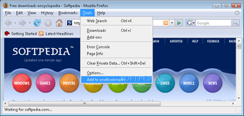 oneBookmarks screenshot
