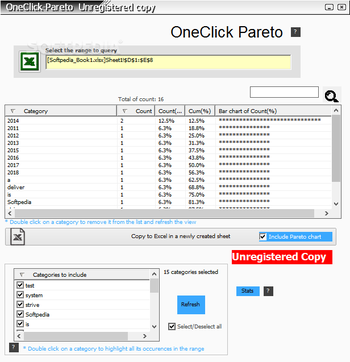 OneClick-Pareto screenshot 2