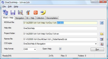 OneClickHelp screenshot