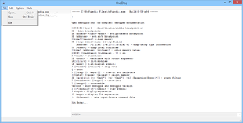 OneDbg screenshot 2