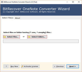 OneNote Converter Wizard screenshot