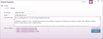 OneNote Diagnostics screenshot 3