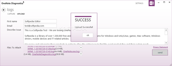 OneNote Diagnostics screenshot 4