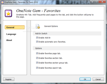 OneNote Gem - Favorites screenshot 3