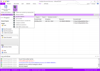 OneNote Password Recovery screenshot 4