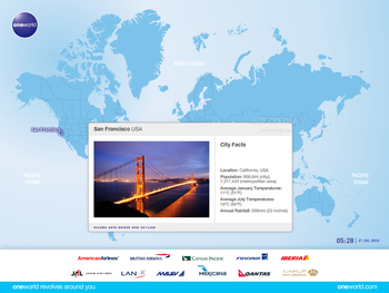 oneworld Screensaver screenshot 2