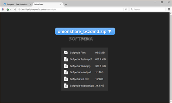 OnionShare screenshot 3
