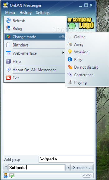 OnLAN Messenger screenshot 2