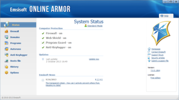 Online Armor Free screenshot