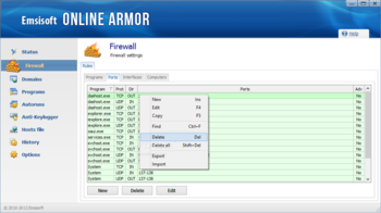 Online Armor Free screenshot 3