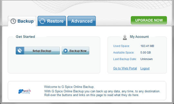 Online Backup and Recovery Manager screenshot 3