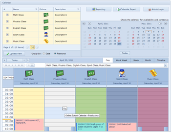 Online School Calendar screenshot