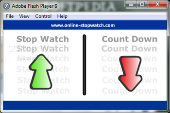 online-stopwatch screenshot