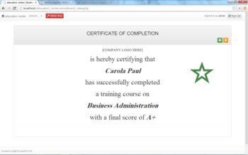 Online Training Center Manager screenshot 3