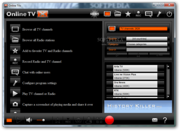 Online TVx screenshot