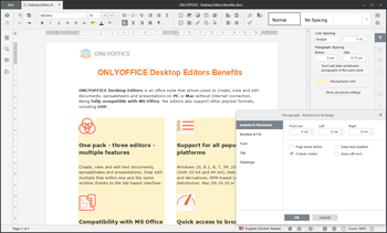 Onlyoffice Desktop Editors  screenshot 5