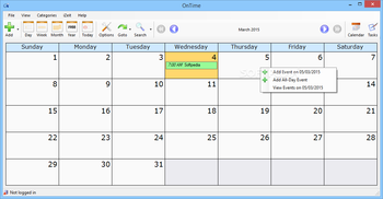 OnTime Calendar screenshot