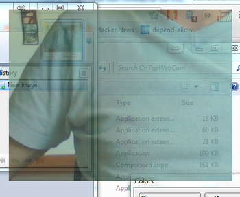 OnTopWebCam screenshot