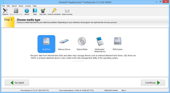 Ontrack EasyRecovery Professional screenshot