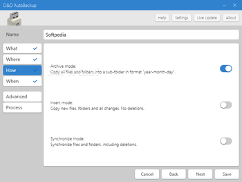 O&O AutoBackup screenshot 4