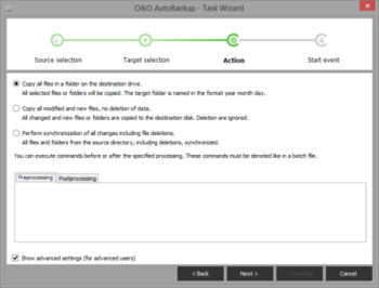 O&O AutoBackup Pro screenshot 4