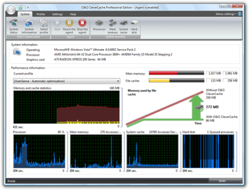 O&O CleverCache Server Edition screenshot