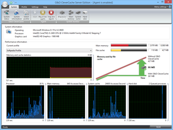 O&O CleverCache Server Edition screenshot