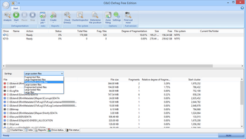 O&O Defrag Free Edition screenshot 3