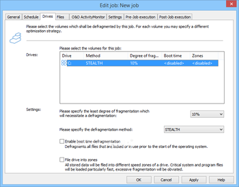 O&O Defrag Professional Edition screenshot 12