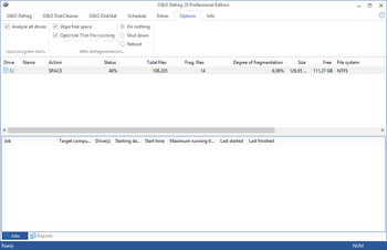 O&O Defrag Professional Edition screenshot 19