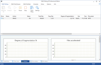 O&O Defrag Professional Edition screenshot 3