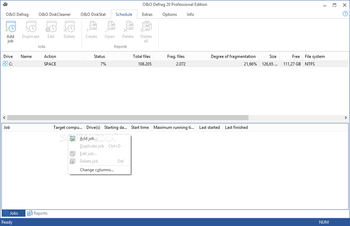 O&O Defrag Professional Edition screenshot 8