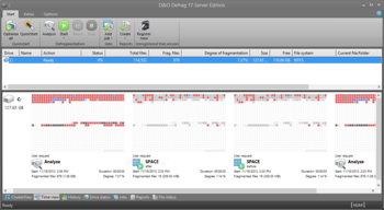 O&O Defrag Server Edition screenshot 3