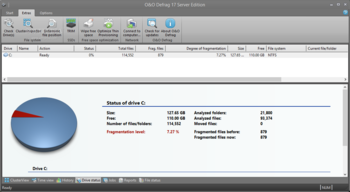 O&O Defrag Server Edition screenshot 4