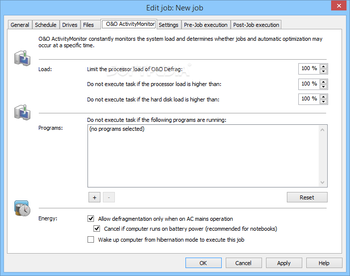 O&O Defrag Workstation screenshot 12