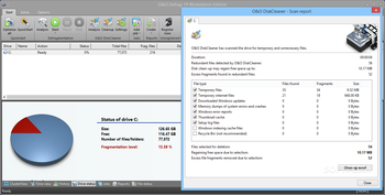 O&O Defrag Workstation screenshot 4