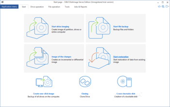 O&O DiskImage Server Edition screenshot