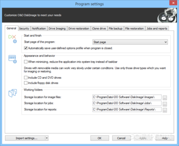 O&O DiskImage Server Edition screenshot 16